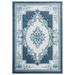 United Weavers of America Bristol Fallon Aqua Rectangle Runner Rug - 2 ft. 7 in. x 7 ft. 4 in.