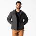 Dickies Men's Duck Canvas High Pile Fleece Lined Jacket - Rinsed Slate Size M (TJ360)