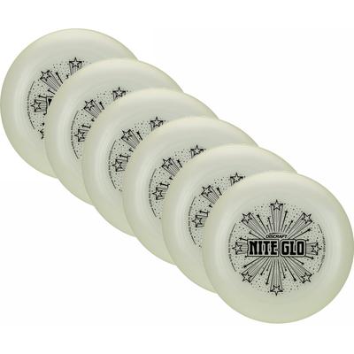 Discraft Ultra-Star 175g Ultimate Frisbee Disc Nite Glo 6 Pack