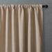 Linen Cotton Curtain Panel - Pewter, 50" x 96" - Frontgate