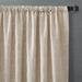 Theodore Embroidered Curtain Panel - Linen, 48" x 96" - Frontgate