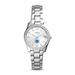 Women's Fossil Silver Walsh College Scarlette Mini Three-Hand Date Watch