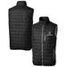 Men's Cutter & Buck Black PGA TOUR Volunteers Big Tall Rainier PrimaLoft Eco Insulated Full-Zip Puffer Vest