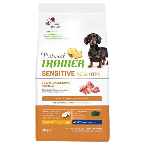 2 kg Natural Trainer Sensitive No Gluten Adult Mini Pork Hundefutter trocken