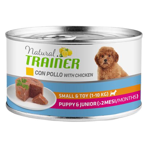 6x 150g Natural Trainer Maintenance Small & Toy Puppy Huhn Hundefutter nass
