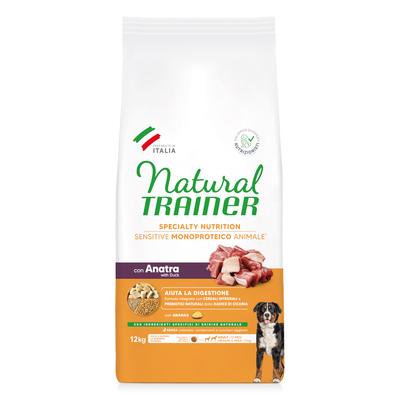 2 x 12 kg Natural Trainer Sensitive No Gluten Adult Med/Max Duck Hundefutter trocken