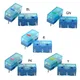 HUANO-Micro interrupteur de souris bleu transparent bouton 3 broches 0 74 N nouveau 4 pièces