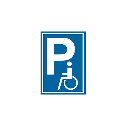 Behinderten Parkplatz Schild A0 (841x1189mm)