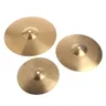 Cymbale Crash en laiton Cymbales pour instruments de batterie Cymbale pratique pour instruments à