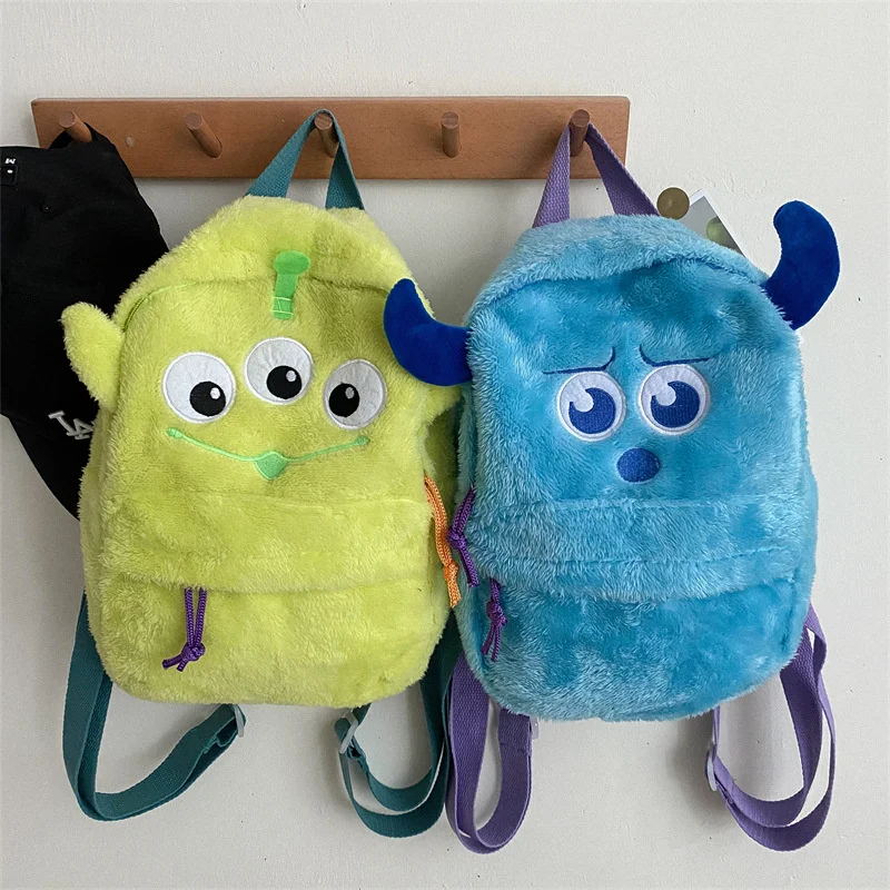 Sac à dos en peluche Anime Disney Toy Story, sac d'école Alien Ours, coupe dessin animé, Lotso mignon, cadeaux Kawaii, nouveau