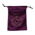 Nappe de Divination Ta-rot cartes sac plateau de cartes tapis de jeu tissu jeu de société