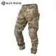 HAN WILD-Pantalon de Randonnée G3 avec Coussinets Version Améliorée CamSolomon Safari Airsoft