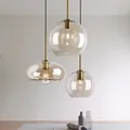 Lampe Suspendue en Verre au Design Nordique Moderne Luminaire Décoratif d'Nik Idéal pour un Loft