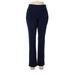 Lands' End Casual Pants - Mid/Reg Rise Boot Cut Boot Cut: Blue Bottoms - Women's Size Medium