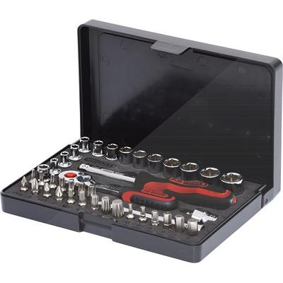 Ks Tools 1/4 CHROMEplus Steckschlüssel-Satz, 40-tlg [Hersteller-Nr. 918.0640] Image