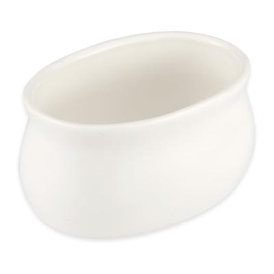 Libbey 905356113 Oval Sugar Caddy - Porcelain, White