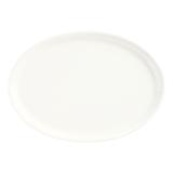 Libbey 905356301 9" x 6-1/2" Oval Slenda Tray - Porcelain, White Royal Rideau