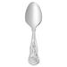 Libbey 244 007 4 1/4" Demitasse Spoon with 18/0 Stainless Grade, Kings Pattern, Stainless Steel