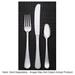 Libbey 467 030 7" Dessert Fork with 18/0 Stainless Grade, Auberge Pattern, Stainless Steel