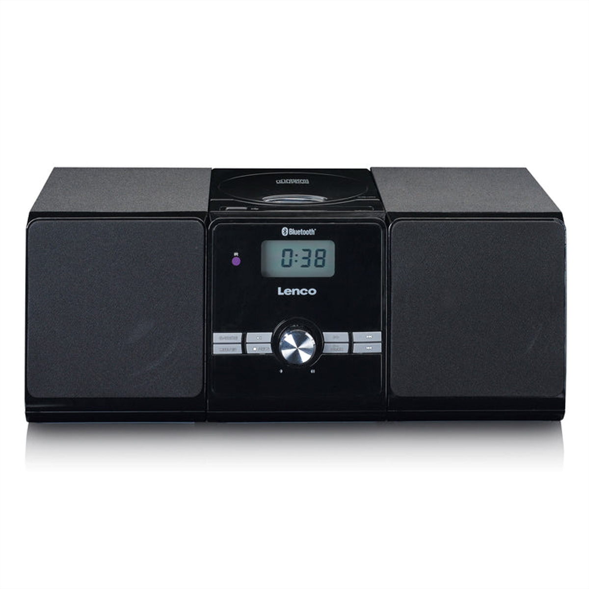 Lenco Hi-Fi Anlage MC-030BK schwarz, CD, MP3, BT, USB, RC Image