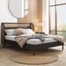 Bay Isle Home™ Gravois Bed Upholstered/Faux leather in Black | 41.3 H x 64.6 W x 82.6 D in | Wayfair E4BF79EB7F6041D283322E72AB504946