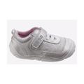 Hush Puppies Baby Livvy Touch Fastening MEMORY FOAM Infants - Silver - Size UK 3.5 Infant