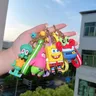 Neue SpongeBob Schwammkopf Anime Figuren Keychain Patrick Star Thaddäus Tentakeln Keyring Bag Charme