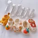 10Pcs PVC Transparent Kunststoff Kleine Fuß Modell Baby Schuh Unterstützt Nicht Leicht Verformt