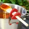 1Pcs Edelstahl Topf Seite Clips Anti-verbrühungen Löffel Halter Küche Gadgets Gummi Küche Gadgets