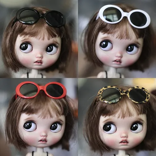 Dlbell blythe Puppe coole Brille Haustier Sonnenbrille 20cm exo Puppen Brillen verkleiden Foto