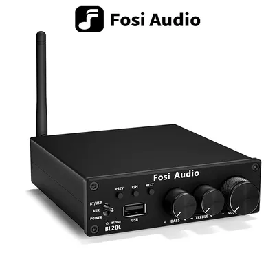 Fosi Audio BL20C Bluetooth 5.0 2.1 HiFi Audio Receiver Verstärker Mini Klasse D Amp U-Disk Player Image