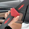 Auto Sitz Gürtel Clip Magnetische Sicherheit Gürtel Befestigt Limiter PU Sitz Gürtel Befestigt