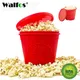 WALFOS FOOD GRADE Silikon Popcorn Container DIY Silikon Mikrowelle Popcorn Maker Eimer Wie Gesehen