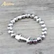 Anslow Neue Ankünfte Original Design Fisch Knochen Wrap Charme Einstellbar Metall Chamrs Armbänder