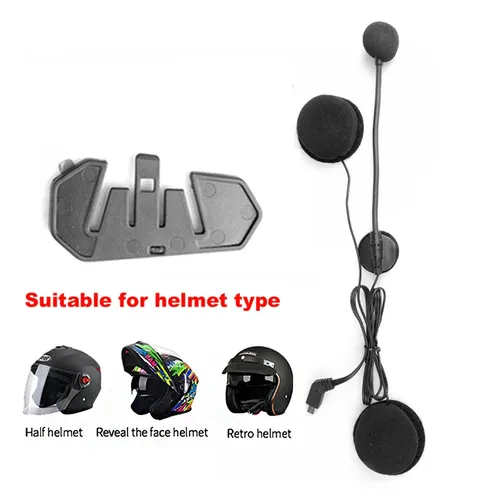Motorrad helm Headset Zubehör Basis und Kabel für e1 Helm Headset