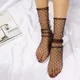 Mode Dot Spitze Socken Frauen Transparent Mesh Socken Damen Ultra-Dünne Prinzessin Tüll Socken