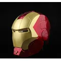 Marvel Avengers Iron Man Helm Cosplay 1:1 Licht Led Ironman Maske PVC Action Figure Spielzeug