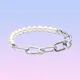 925 Sterling Silber Perle Link Kette Armband fit Original Pandora ME Charm Perlen DIY für Frauen