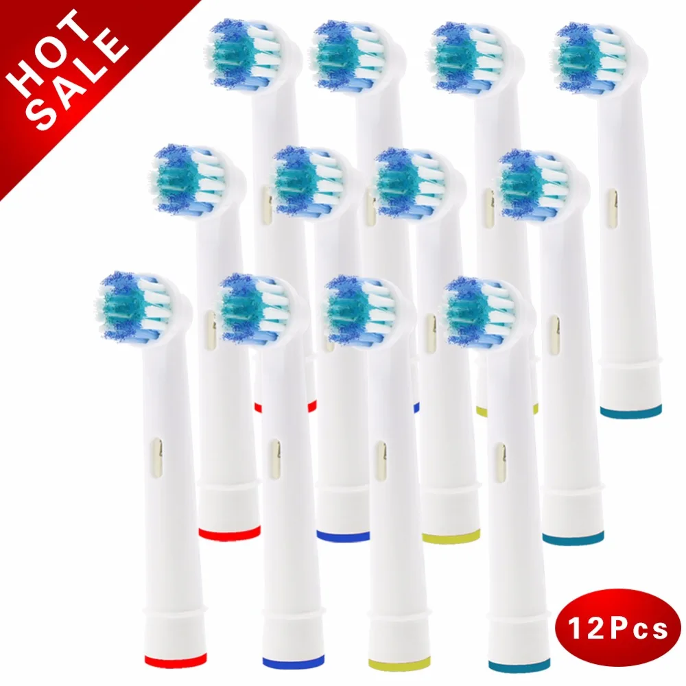 12×Ersatzbürstenköpfe für die elektrische Zahnbürste Oral-B Fit Advance Power/Pro Health/Triumph/3D Excel/Vitality Precision Clean Image