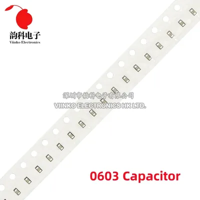 100 Stück 0603 SMD-Chip-Mehrschicht-Keramikkondensator 0,5 pF – 22 uF, 10 pF, 22 pF, 100 pF, 1 nF, Image