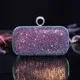 Abend rosa Clutch Geldbörse Frauen bling Pailletten Handtaschen neue Modedesigner Luxus Telefon