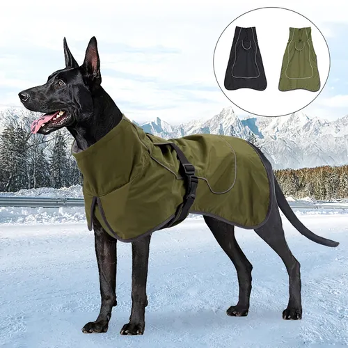 Kleidung Für Große Hunde Winter Warme Große Hund Weste Jacke Wasserdicht Pet Hunde Mantel Greyhound