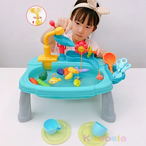 Kinder Küche Waschbecken Spielzeug Elektrische Spülmaschine Spielen Spielzeug Mit Lauf Wasser