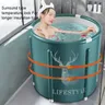 Tragbare zusammen klappbare Badewanne Badewanne große Kapazität Bad Eisbad Winter dusche Bad