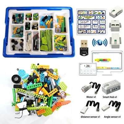 Neue Technical Wedo 2,0 Robotik Konstruktion Core Set Bausteine kompatibel mit Wedo 3,0 pädagogischen DIY-Spielzeug Image