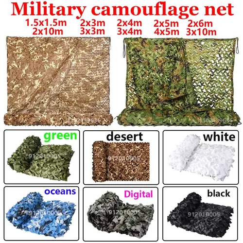 Military camouflage net jagd camouflage net camouflage net garten pavilion auto zelt markise blau