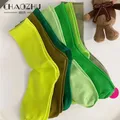 CHAOZHU Ins Mode 40 + Farben Gekämmte Baumwolle Skateboard Frauen Männer Socken Unisex Stretch