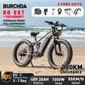 BURCHDA-RX80 erwachsene Offroad-Elektro fahrrad 1000W Motor 48V 17 5 Ah 26 Zoll breite Reifen