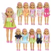 2024 Modekleid, passend für 42 cm große FAMOSA-Nancy-Puppe (Puppe und Schuhe sind nicht im