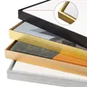 Leinwand Floater Rahmen DIY Kit Metall Gold 50x70 60x90 große schwimmende Rahmen für Wand druck Bild